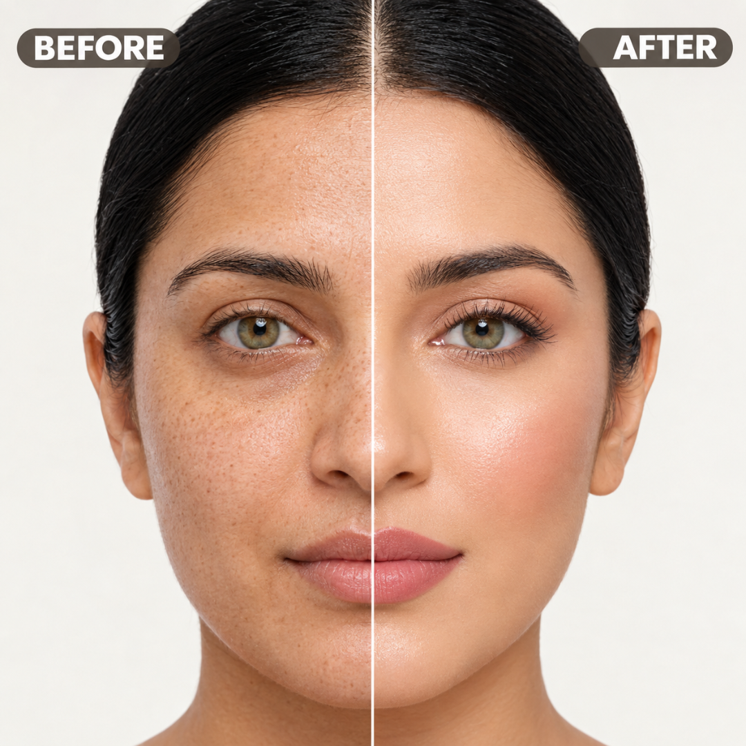 L'Oréal Paris Lumi Glow Duo – Tinted Balm Foundation & Le Glass Highlighter Stick – Flawless Radiant Coverage