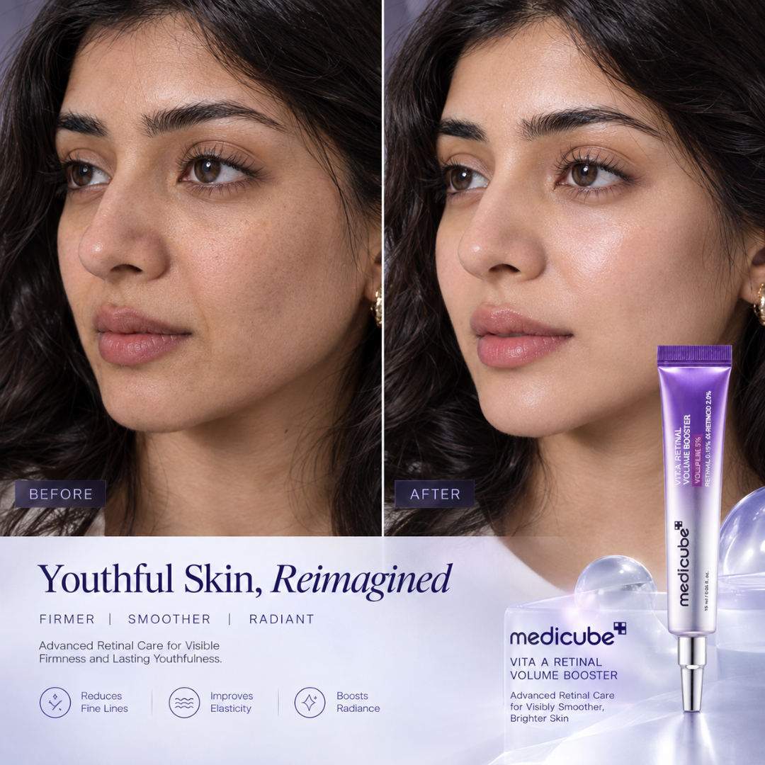 Medicube Vita A Retinal Volume Booster – Advanced Wrinkle Care & Volume Boost – Firms, Plumps & Smooths Fine Lines – Fast-Absorbing Night Serum