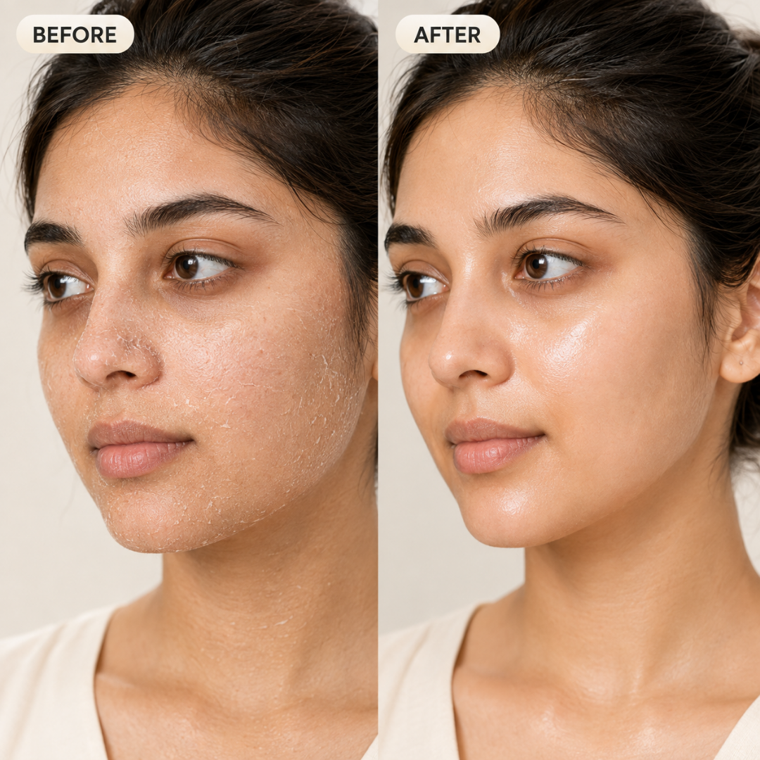 Beauty Face Food Face Cream – Deep Nourishment, Dewy Glow – Moisture Lock & Plump-Looking Skin – Rich Care, Weightless Finish – With Platinum Flakes, Argan Oil, Jojoba, Rosehip, Honey Extract & Frankincense Oil