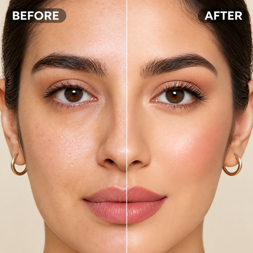 L'Oréal Paris Lumi Glow Duo – Tinted Balm Foundation & Le Glass Highlighter Stick – Flawless Radiant Coverage