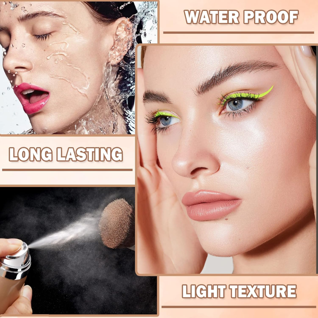 Spray Foundation By khais by NK - Full Coverage, Waterproof, 24H Stay Fresg & Glowy