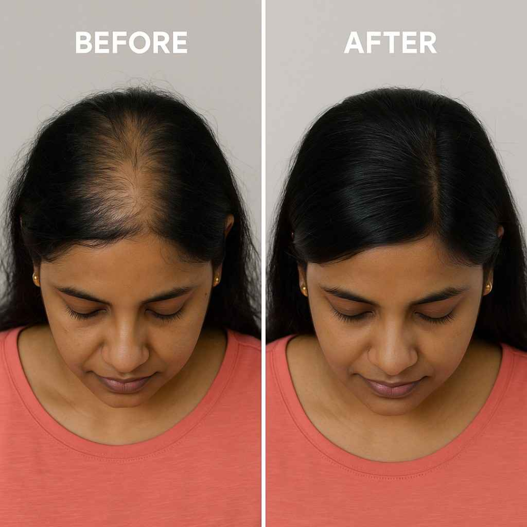 Amor Hair Reset Trio – Stronger Roots, Less Hair Fall & Healthier You – Shampoo + Hair Oil + Serum – For All Hair Types