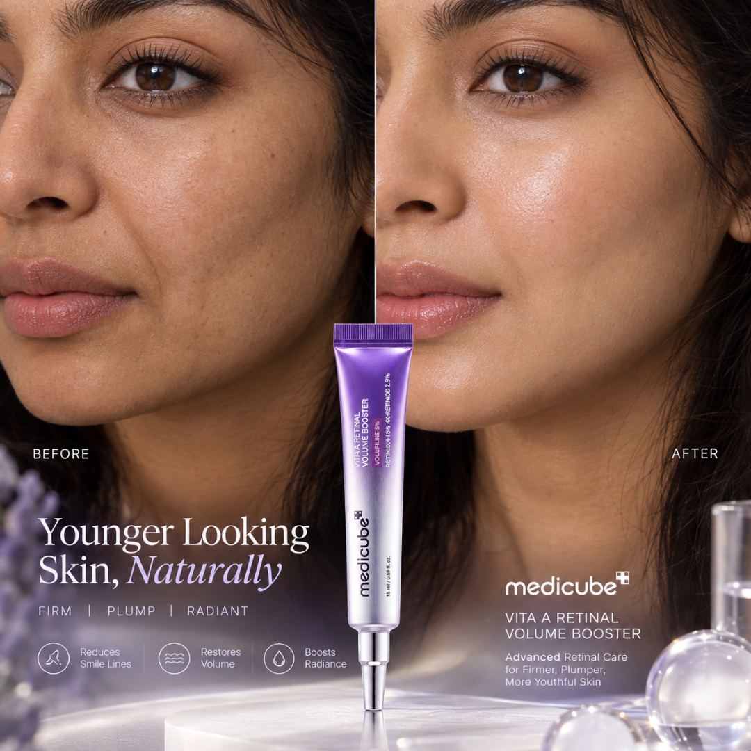Medicube Vita A Retinal Volume Booster – Advanced Wrinkle Care & Volume Boost – Firms, Plumps & Smooths Fine Lines – Fast-Absorbing Night Serum
