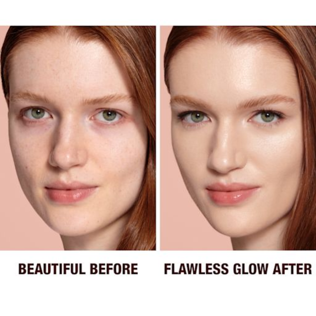 3-in-1 Color Changing Foundation – Full Coverage, Waterproof & Color Match – Adapts to Your Skin Tone – Waterproof, Long-Lasting, Satin Glow Finish – Conceals Imperfections for Flawless