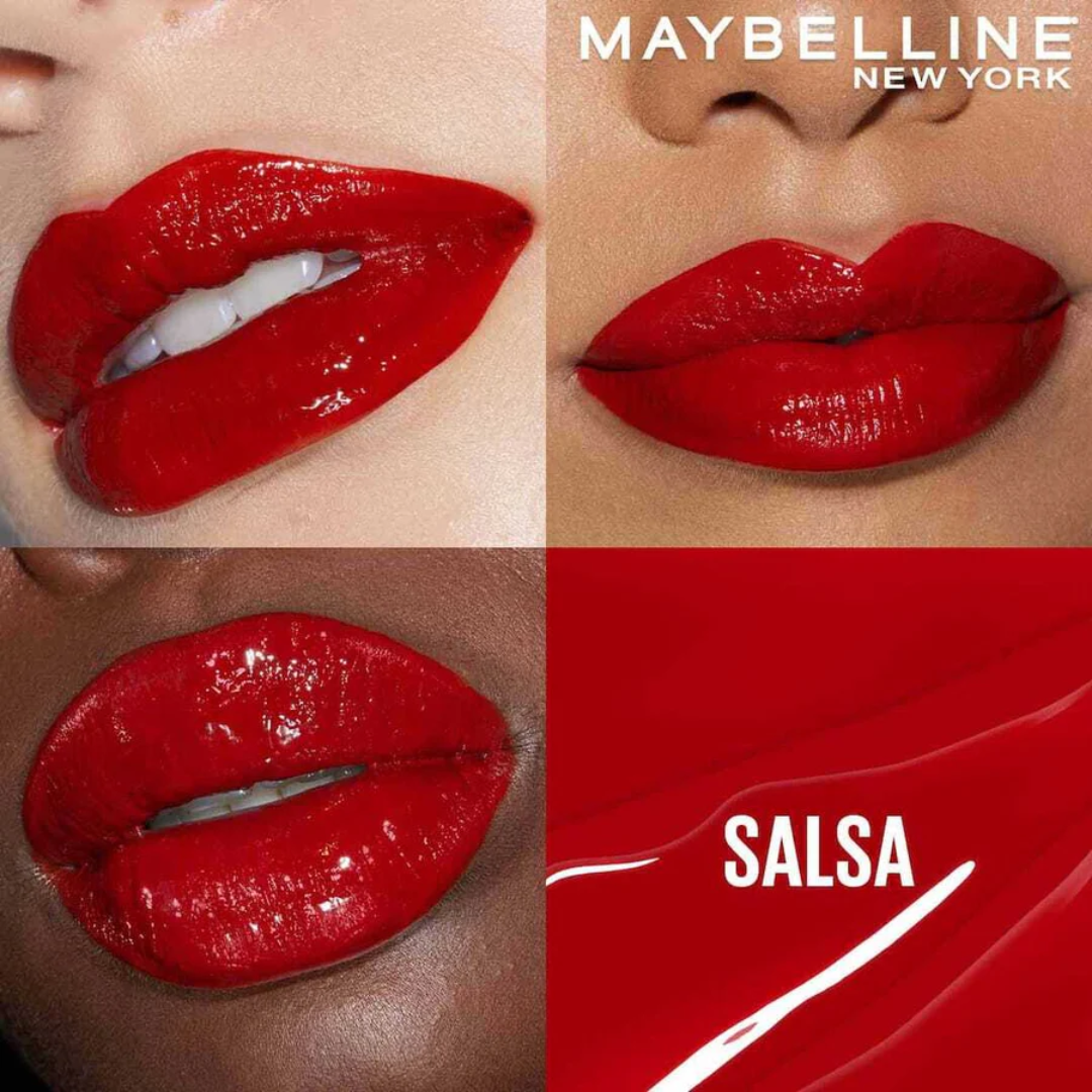 Maybelline Superstay Vinyl Ink Sauce Collection- 16H Wear Glossy Lipstick (Pack of 3)