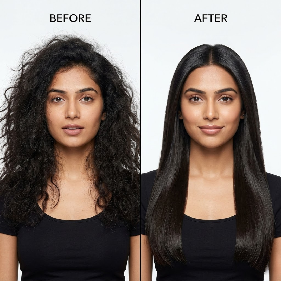 Amor Hair Reset Trio – Stronger Roots, Less Hair Fall & Healthier You – Shampoo + Hair Oil + Serum – For All Hair Types