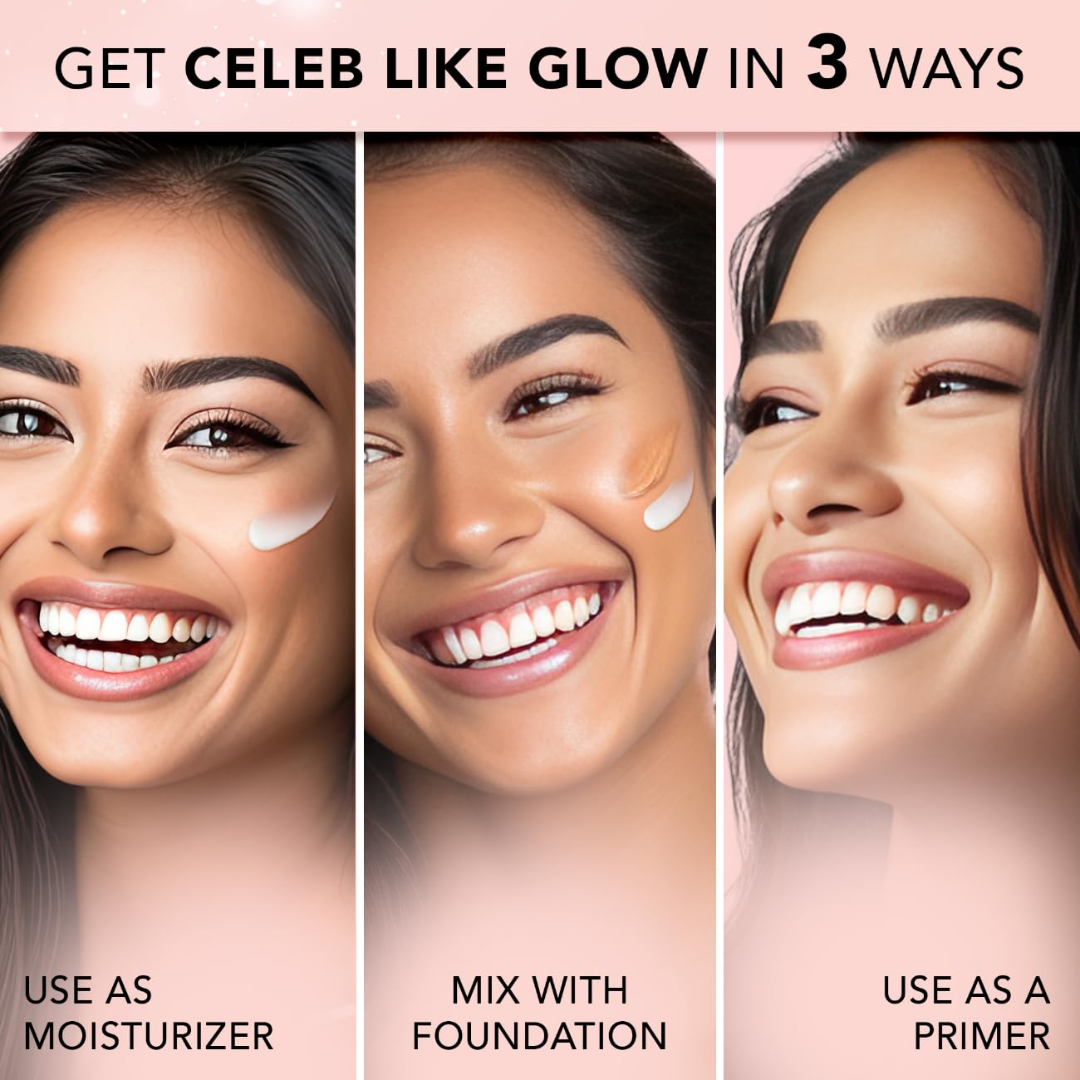 Swiss Beauty Makeup Base | 12HR Dewy Glow | Brightens & Hydrates | All Day Glow
