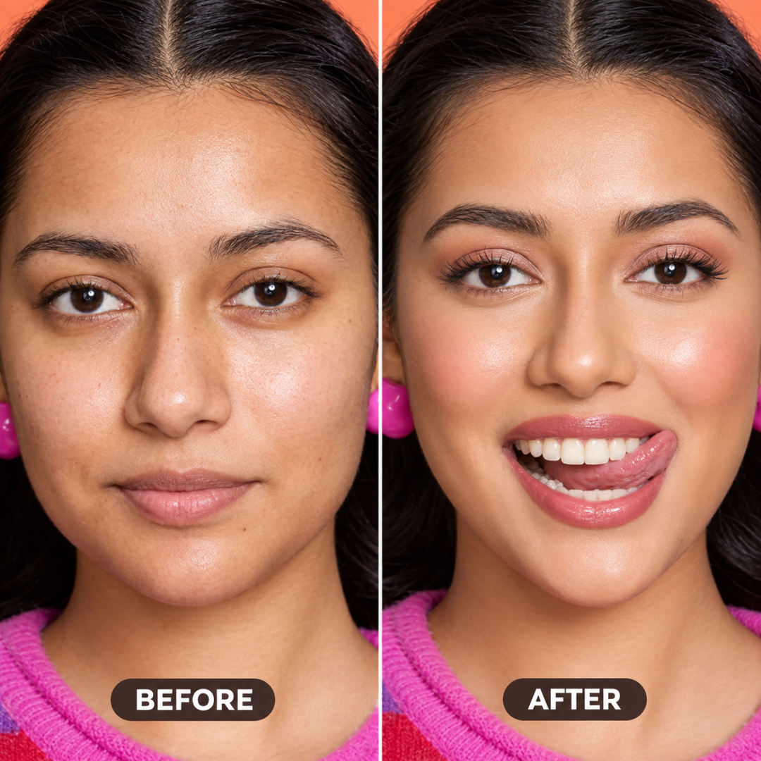 L'Oréal Paris Lumi Glow Duo – Tinted Balm Foundation & Le Glass Highlighter Stick – Flawless Radiant Coverage