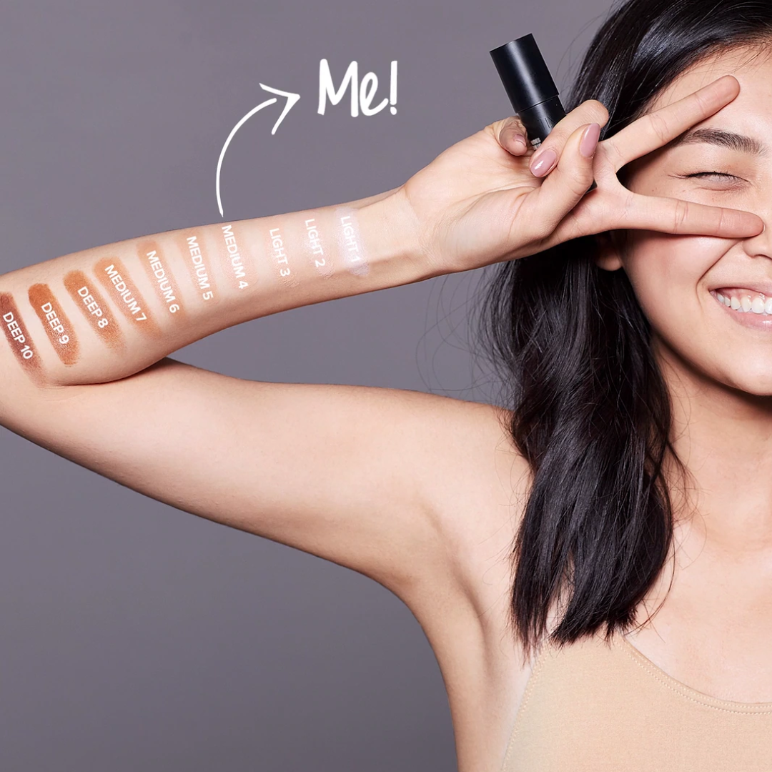 Nudestix Tinted Blur Foundation Stick | 3-in-1 Cream to Powder Matte Finish
