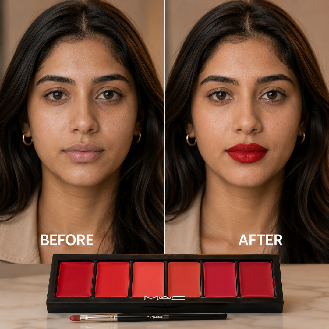 12-Shade Custom Lip MAC Lipsticks Palette – Mix, Blend & Create – 12 Wearable Colors, Endless Looks – Pro-Level Pigment, Artist-Friendly – Create Your Signature Lip Shade – For All Skin Tones