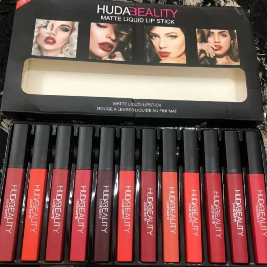 Huda Beauty Lipsticks 12 Pcs Set – Koya