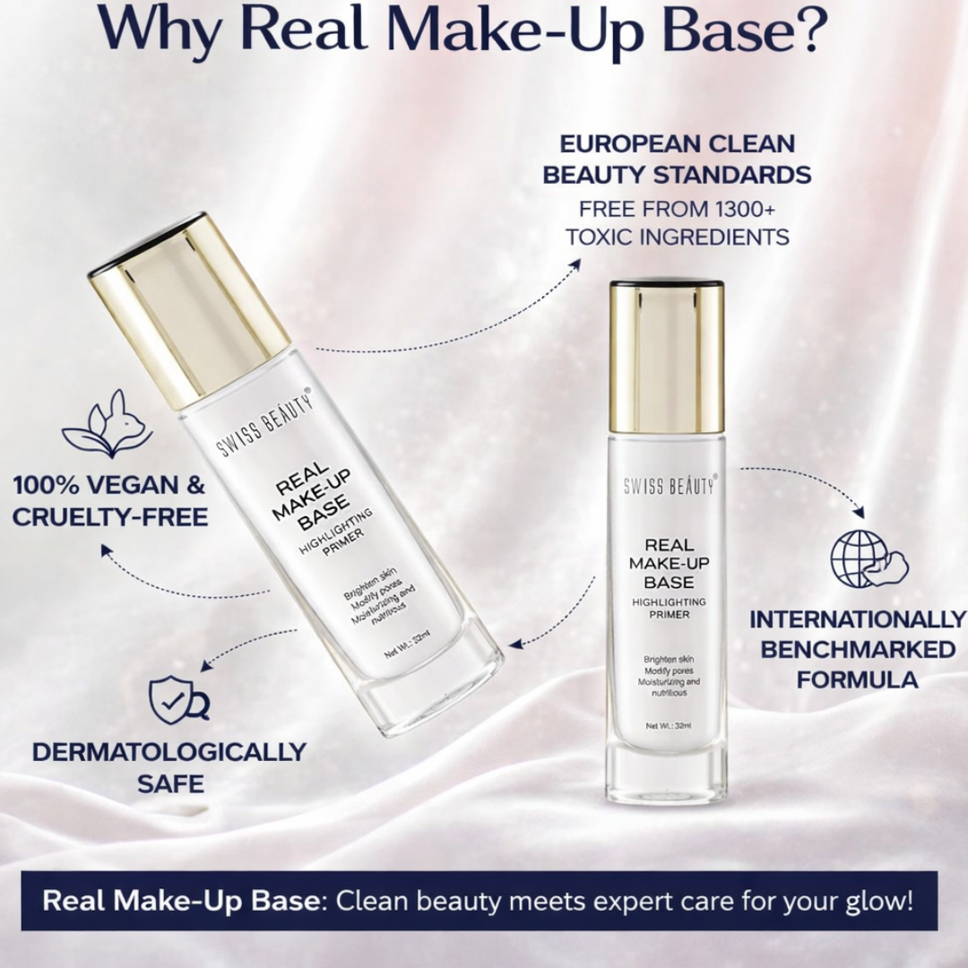 Swiss Beauty Makeup Base | 12HR Dewy Glow | Brightens & Hydrates | All Day Glow