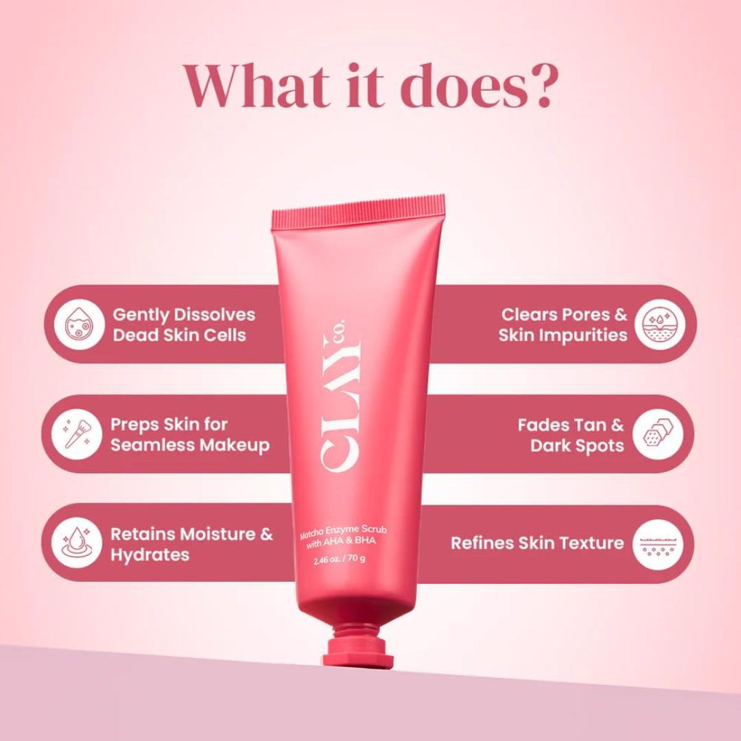 Enzyme Dead cell removal Scrub - Exfoliant | Clean Pores | Brightening | Skin Polishing | Texture Refining
