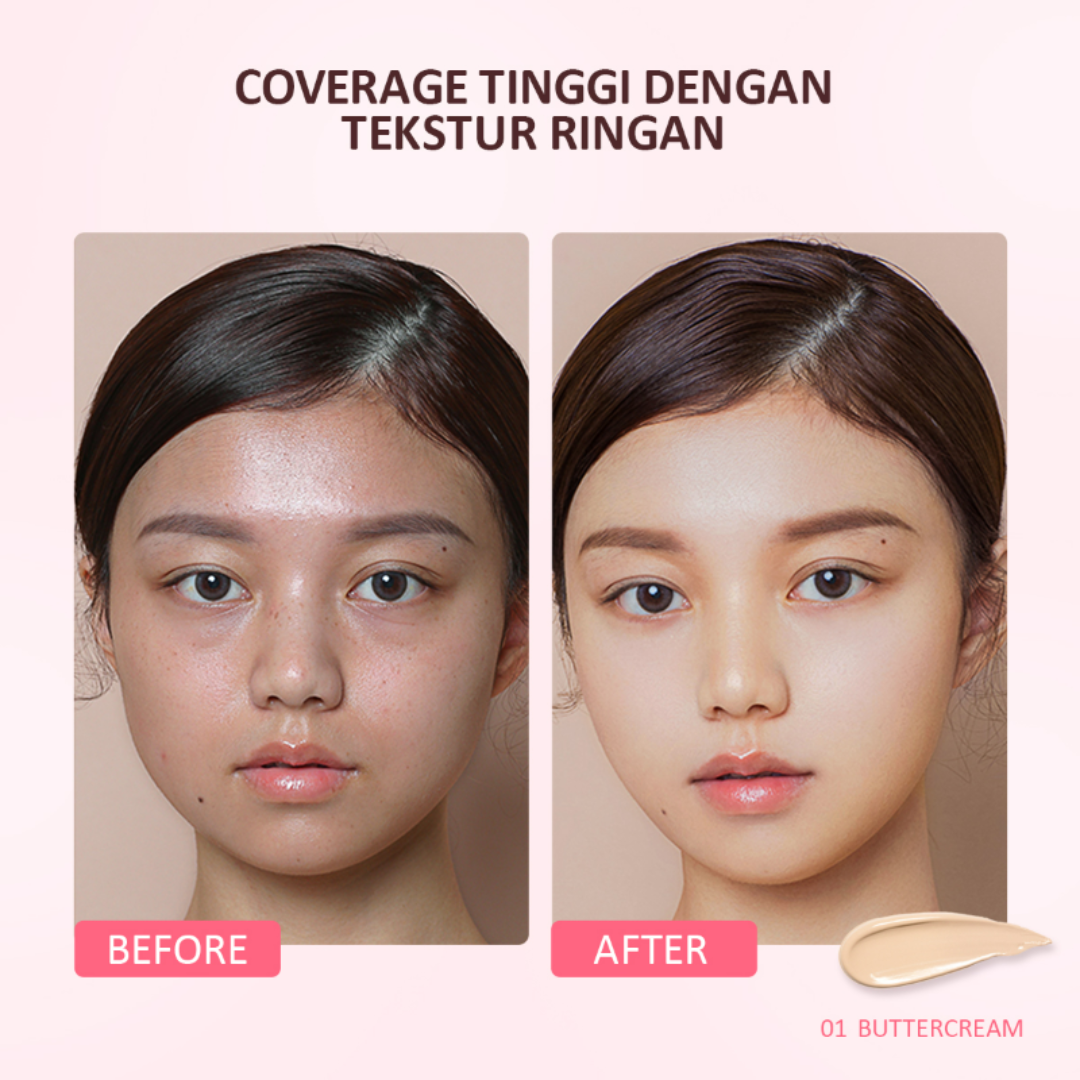 Glad2Glow Ultimate Satin Cushion | Semi-Matte Foundation | 12H Waterproof, Pore-Blurring Finish