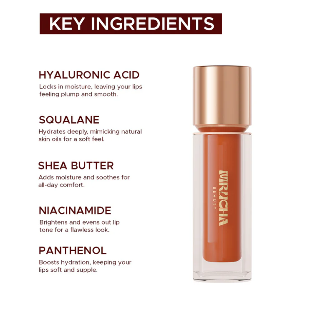 MRUCHA Beauty Complete Lip Kit | Lip Marker + Matte Lip Gloss + Glossy Lip Gloss | Smudge-Proof, Long-Lasting, High-Shine