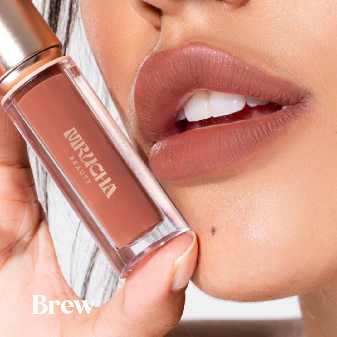 MRUCHA Beauty Complete Lip Kit | Lip Marker + Matte Lip Gloss + Glossy Lip Gloss | Smudge-Proof, Long-Lasting, High-Shine