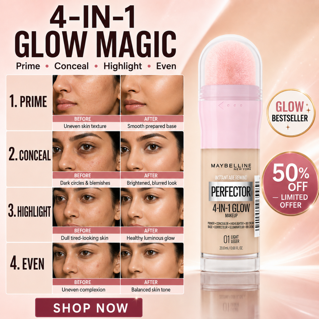 Maybelline Instant Rewind 4-in-1 Glow Perfector (Primer, Concealer, Foundation, Highlighter)