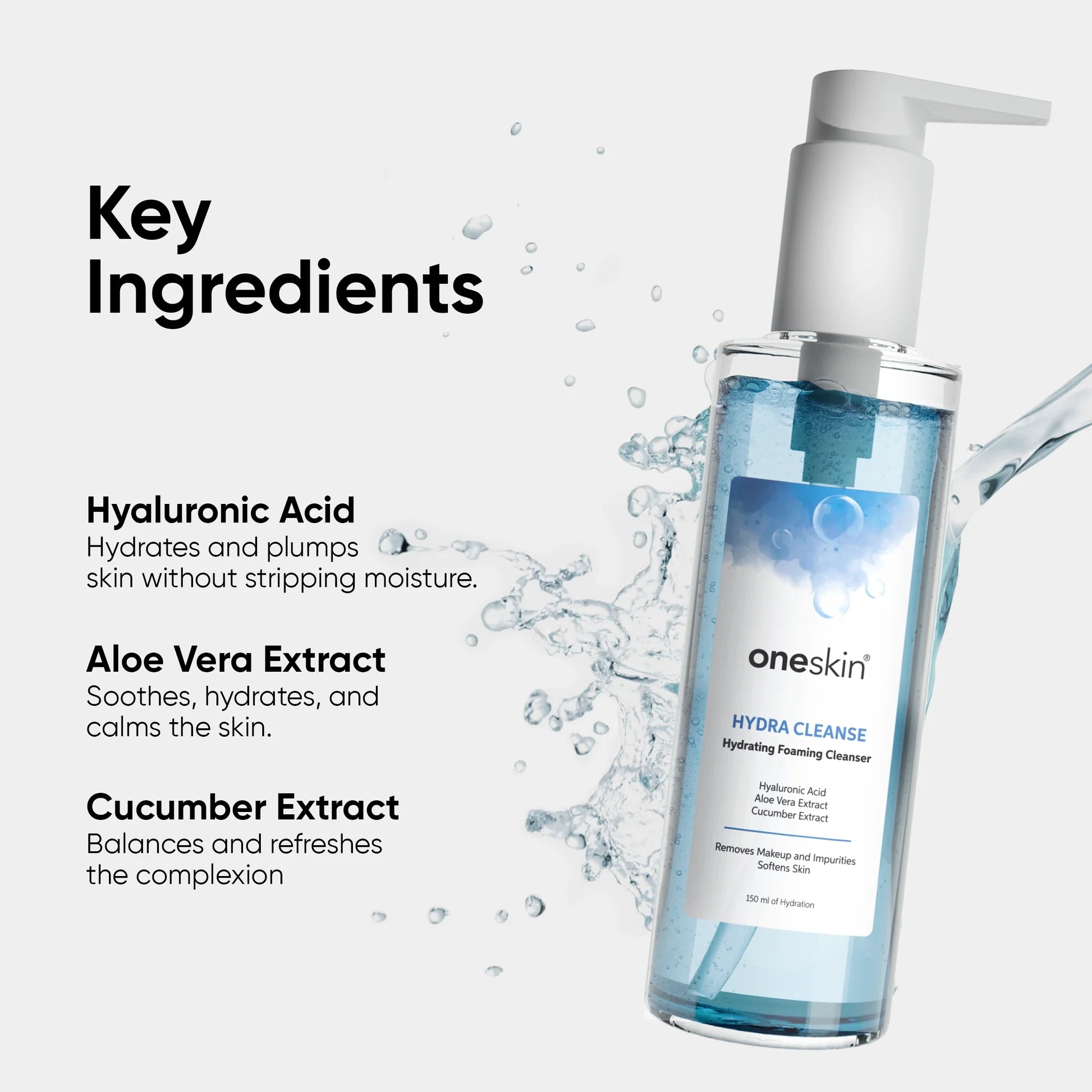 Hydra Cleanse - Hydrating Foaming Cleanser 150ml