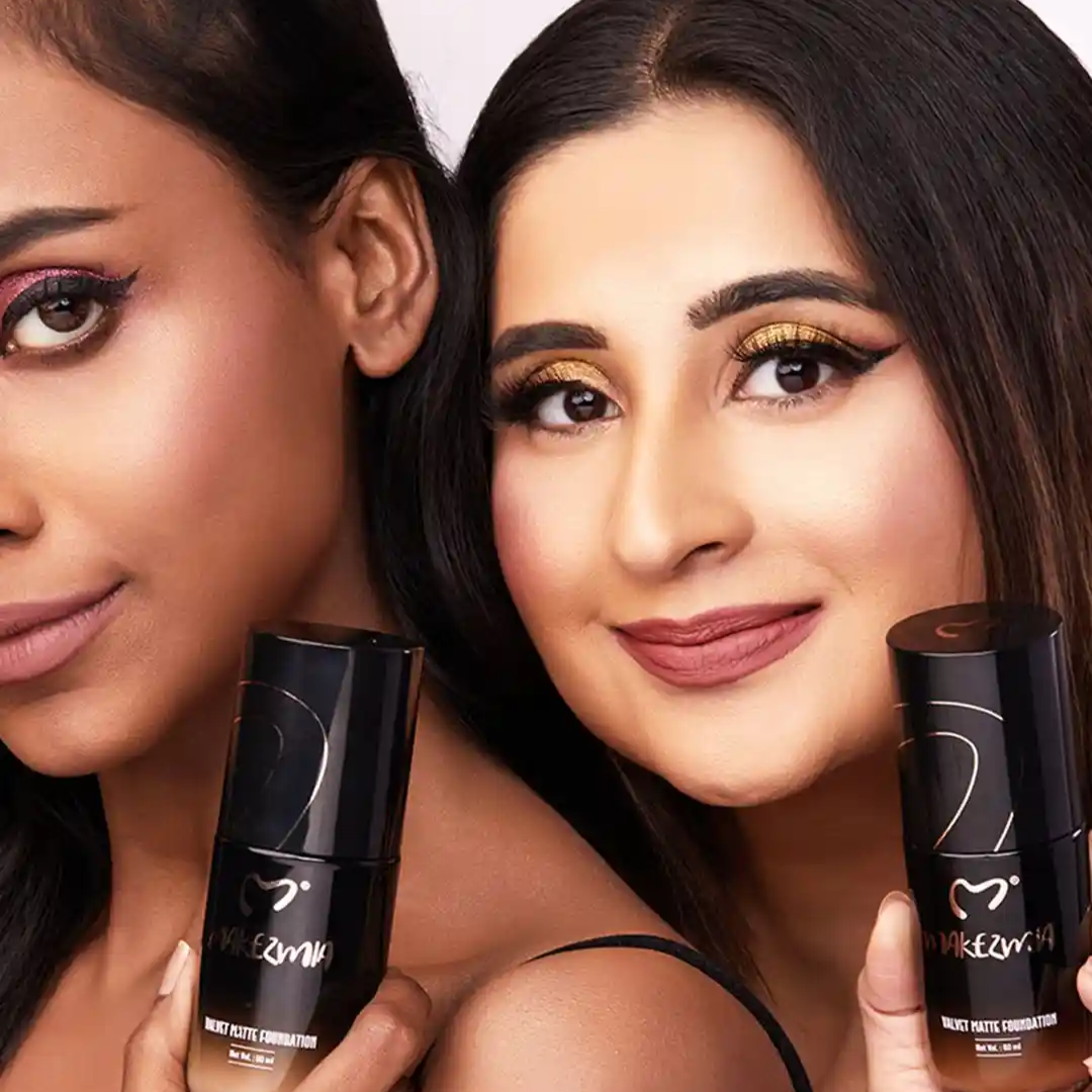 Makezmia Velvet Matte Foundation - 60ml Flawless, Long-Wear Liquid Foundation for a Smooth & Even Finish