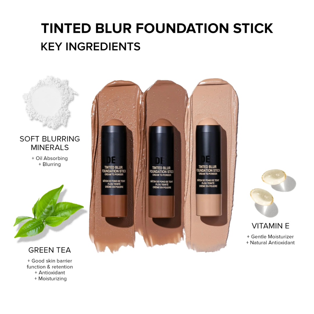 Nudestix Tinted Blur Foundation Stick | 3-in-1 Cream to Powder Matte Finish