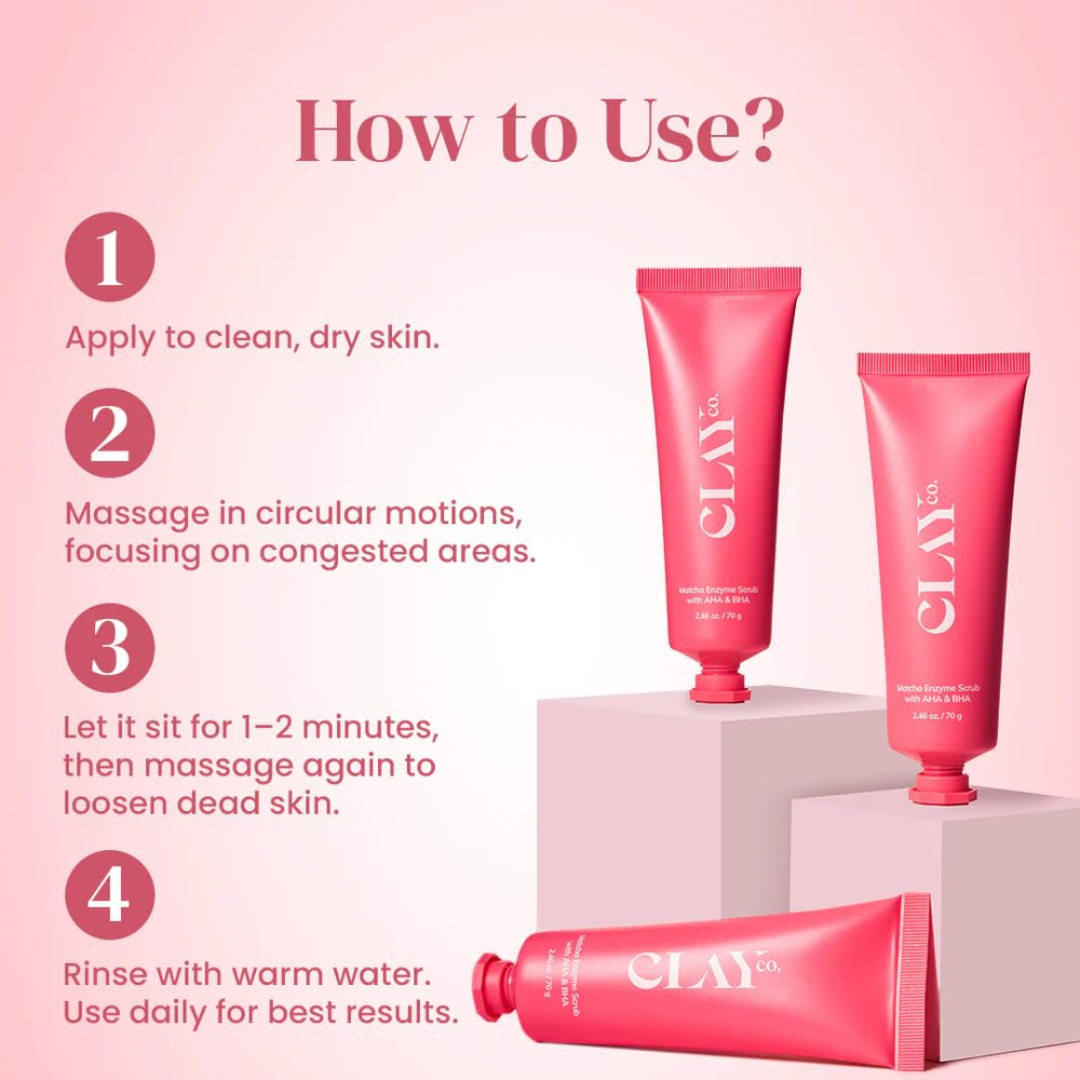 Enzyme Dead cell removal Scrub - Exfoliant | Clean Pores | Brightening | Skin Polishing | Texture Refining