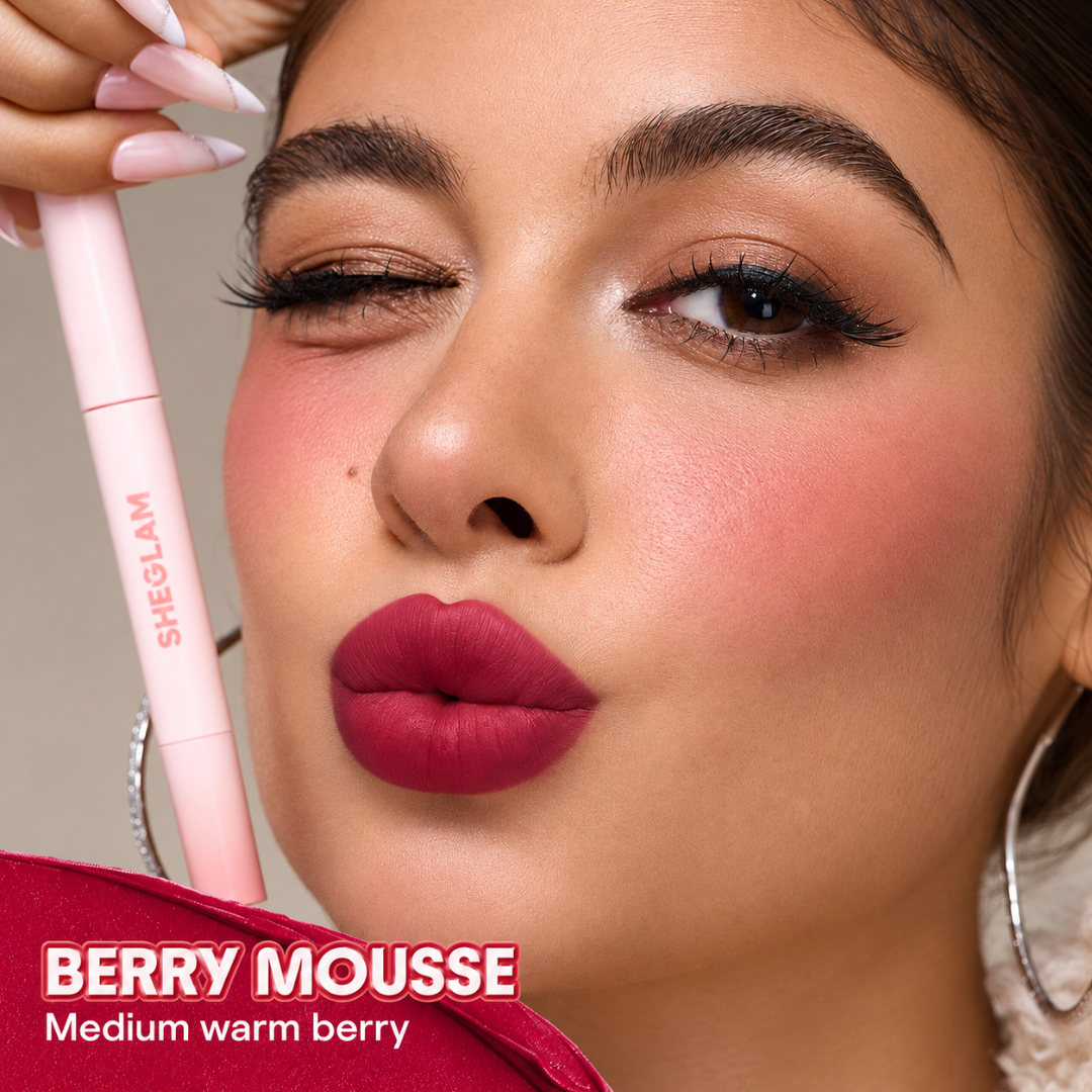 SHEGLAM Marshmallow Puff Lip Blur Pen + Buy 2 Get 1 FREE – Soft Focus Lips, More You – Velvety Matte, Lightweight Feel – Blurred Matte Finish – Transfer & Sweat Proof