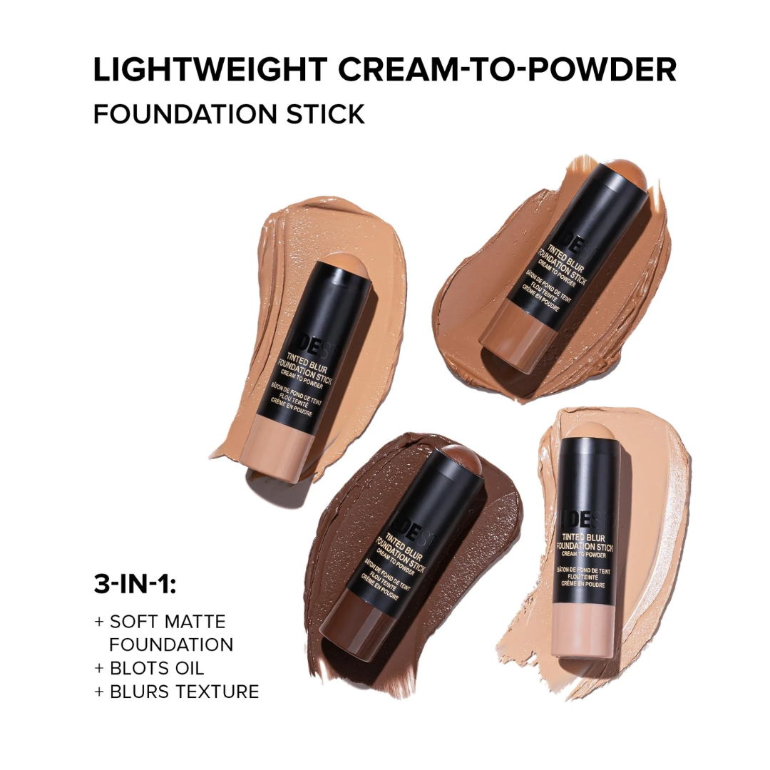 Nudestix Tinted Blur Foundation Stick | 3-in-1 Cream to Powder Matte Finish