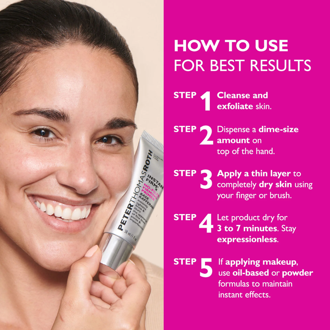 Instant Face Lifting primer - Tighten fine lines & open pores - Provide smooth, flawless skin without any wrinkles