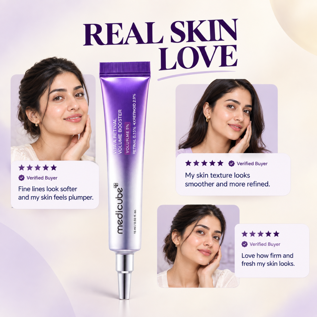 Medicube Vita A Retinal Volume Booster – Advanced Wrinkle Care & Volume Boost – Firms, Plumps & Smooths Fine Lines – Fast-Absorbing Night Serum