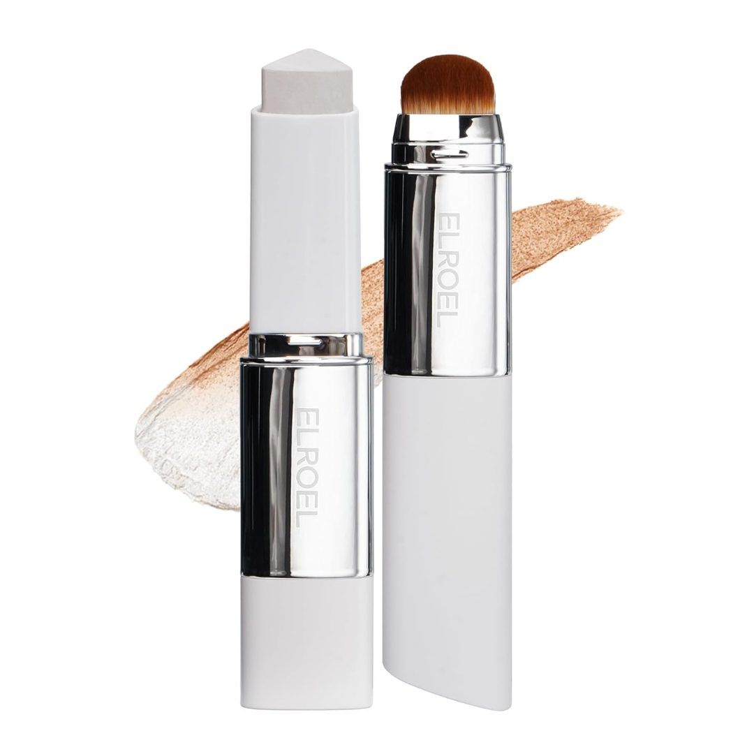 Color changing stick with Built-in Brush by Eloral (One shade for all skin colors)