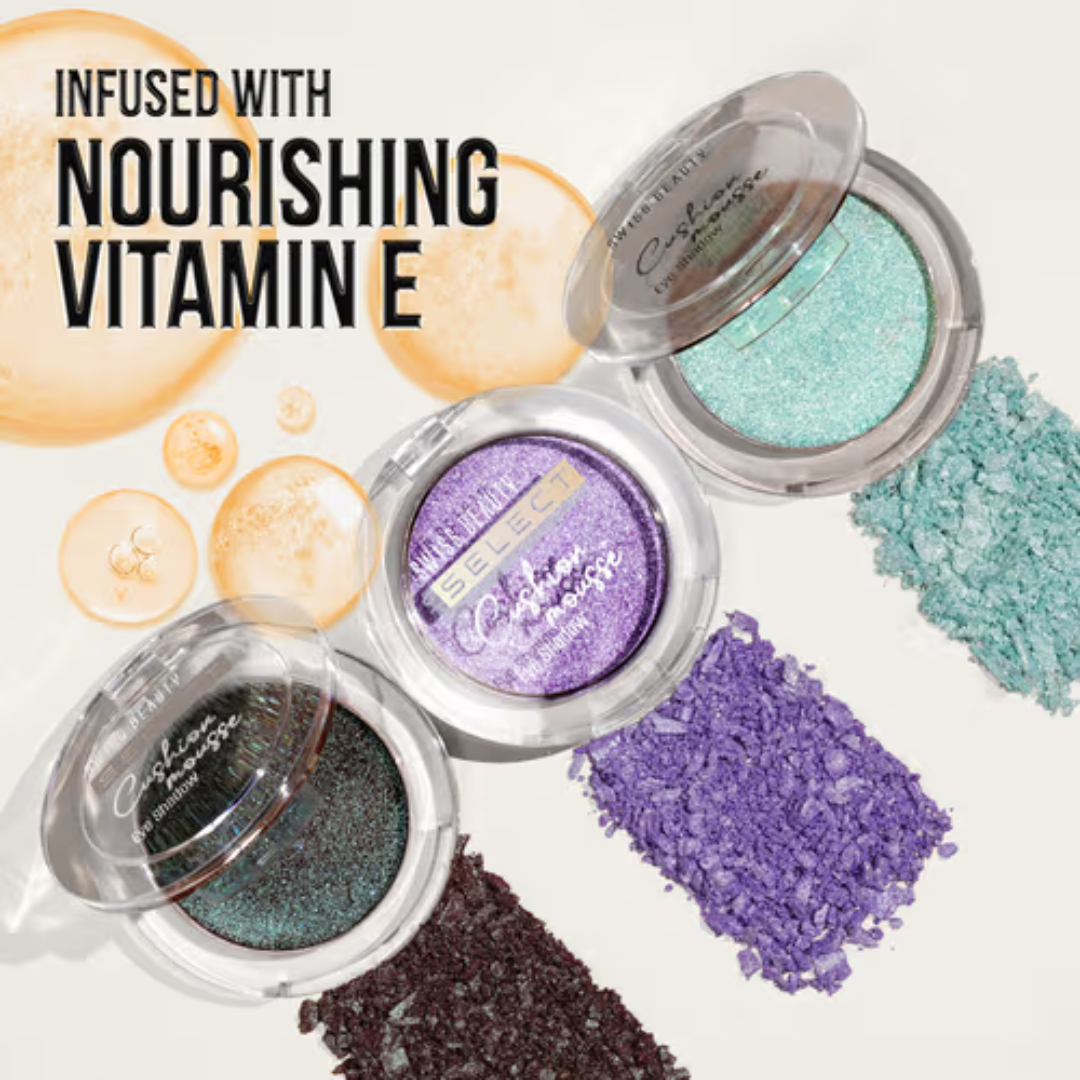 Swiss Beauty Select Cushion Mousse Eyeshadow | Velvet Mousse Texture | Multidimensional Shine