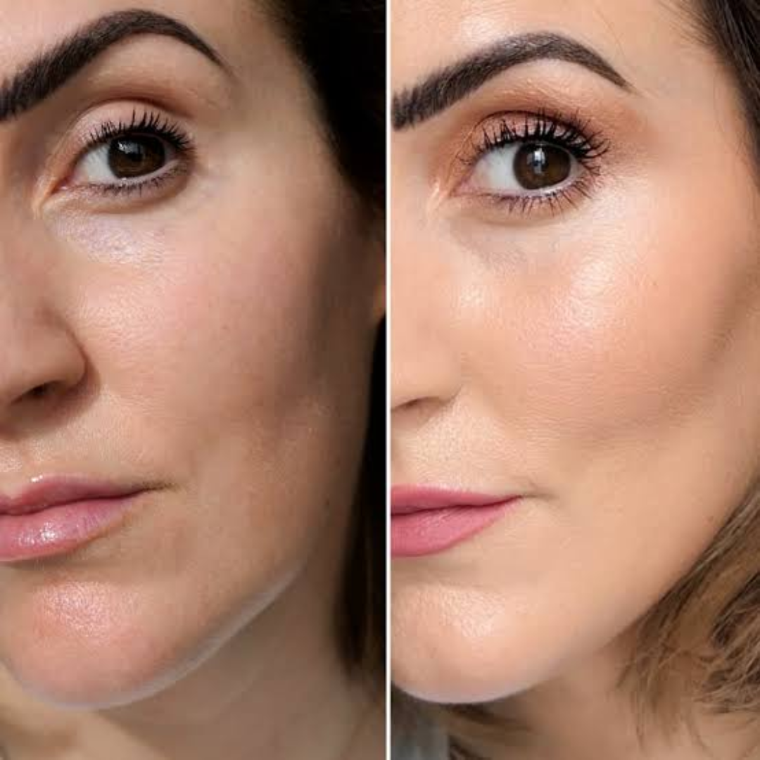 3-in-1 Color Changing Foundation – Full Coverage, Waterproof & Color Match – Adapts to Your Skin Tone – Waterproof, Long-Lasting, Satin Glow Finish – Conceals Imperfections for Flawless