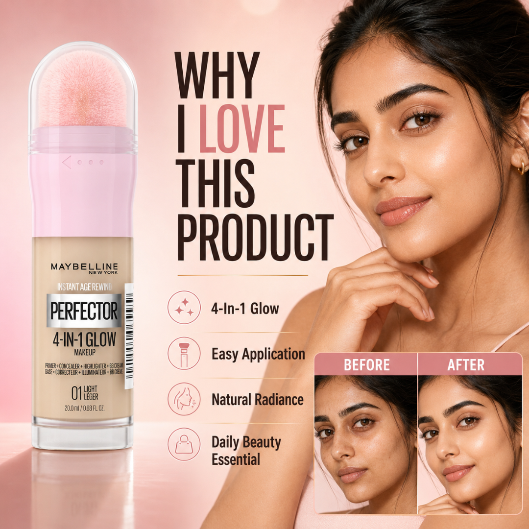 Maybelline Instant Rewind 4-in-1 Glow Perfector (Primer, Concealer, Foundation, Highlighter)