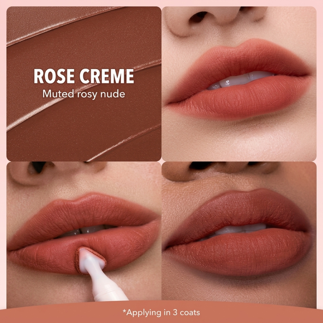 SHEGLAM Marshmallow Puff Lip Blur Pen + Buy 2 Get 1 FREE – Soft Focus Lips, More You – Velvety Matte, Lightweight Feel – Blurred Matte Finish – Transfer & Sweat Proof