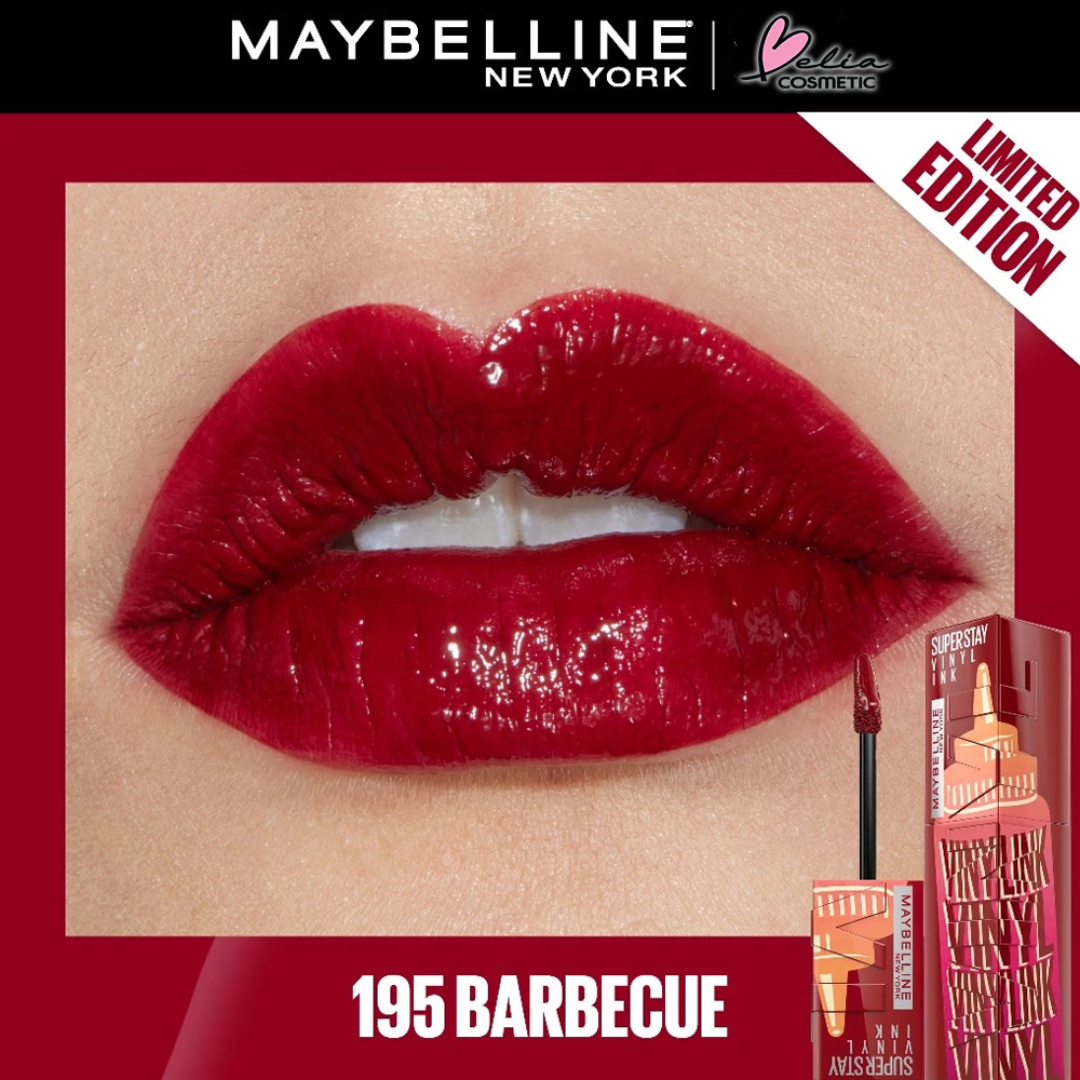 Maybelline Superstay Vinyl Ink Sauce Collection- 16H Wear Glossy Lipstick (Pack of 3)