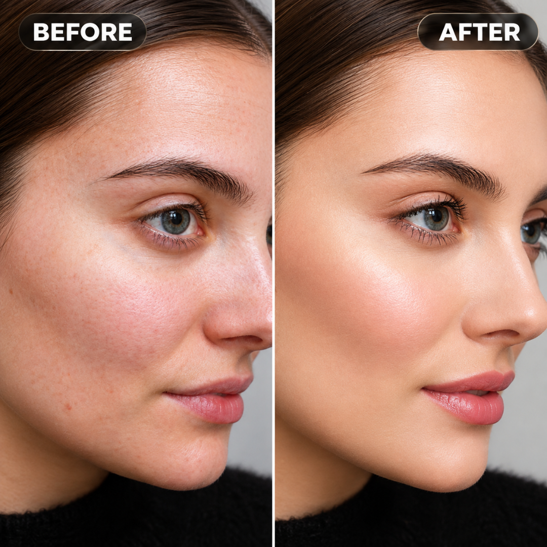 L'Oréal Paris Lumi Glow Duo – Tinted Balm Foundation & Le Glass Highlighter Stick – Flawless Radiant Coverage