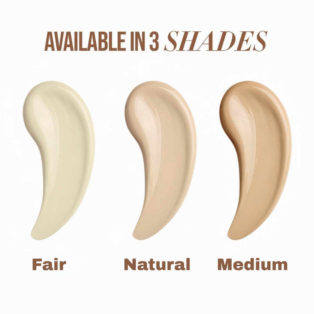 LiaGold Face Glam Bundle - includes Foundation, compact powder & beauty blender