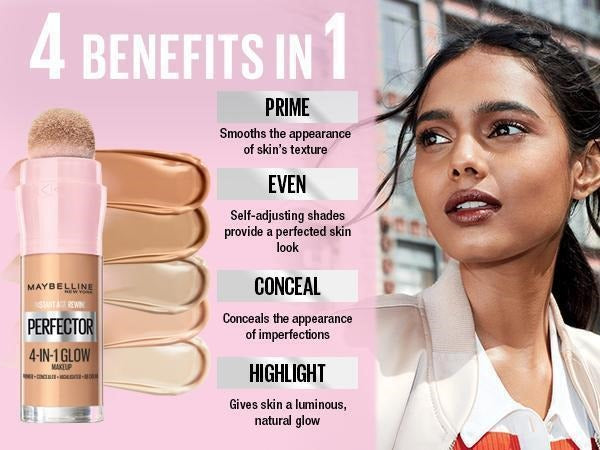 Maybelline Instant Rewind 4-in-1 Glow Perfector (Primer, Concealer, Foundation, Highlighter)